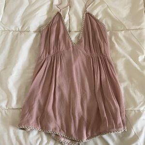 Y2k Mauve halter top